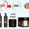 SO20 leave-in 2 & curly cream & hair mask