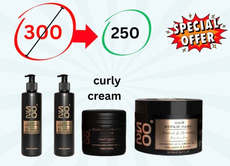 SO20 leave-in 2 & curly cream & hair mask